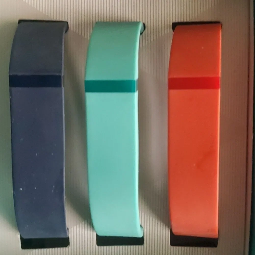 Fitbit Flex Wristbands in Black, Teal, and Orange Fit Bit